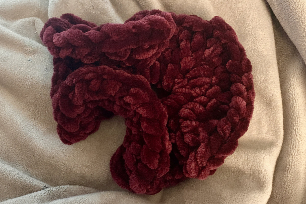 Velvet scrunchie